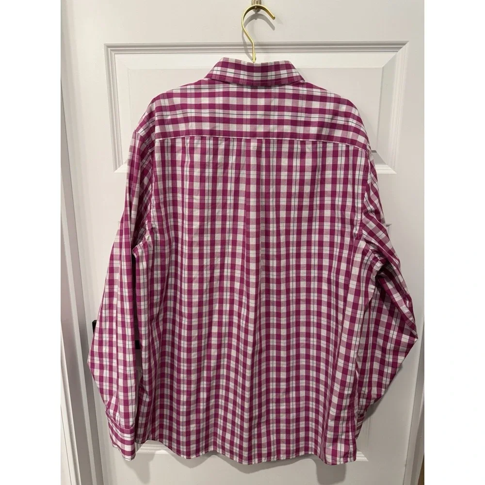 BANANA REPUBLIC Men's Long Sleeve Shirt XXL 2XL 18-18 1/2 36in. Violet Blue Sexy